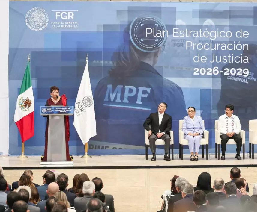 Gobernador Américo Villarreal Anaya acude a presentación del Plan Estratégico de Procuración de Justicia 2026-2029