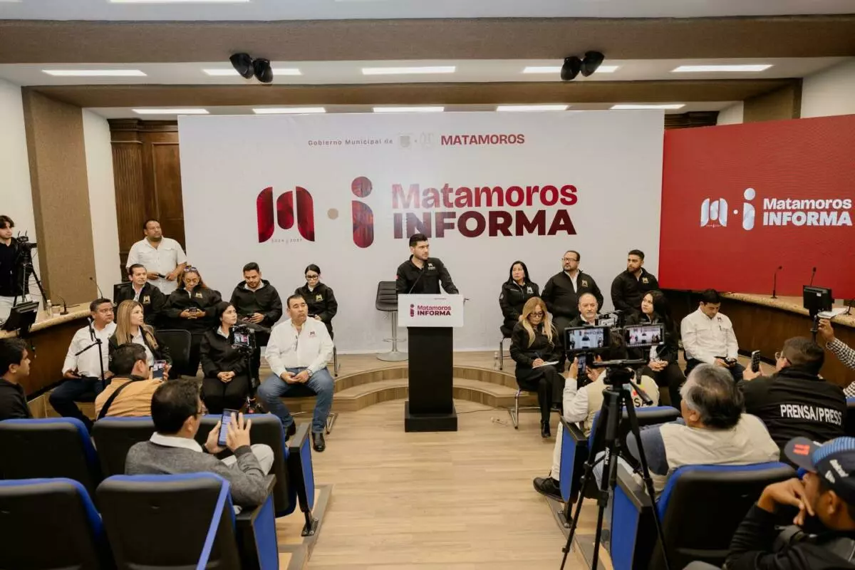 El alcalde Beto Granados presenta resultados semanales a través de “Matamoros Informa”