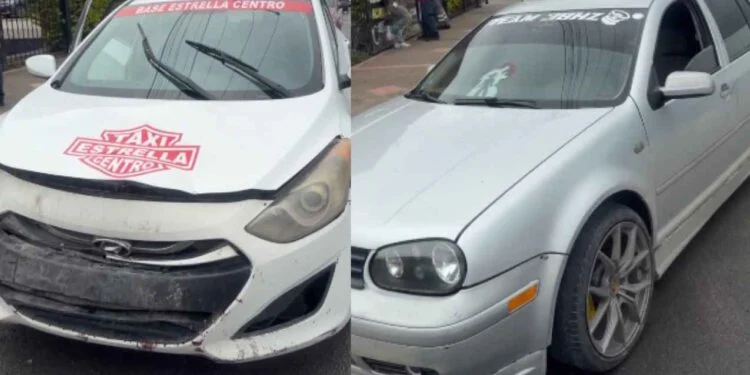 Se registra aparatoso accidente múltiple en Matamoros, Tamaulipas