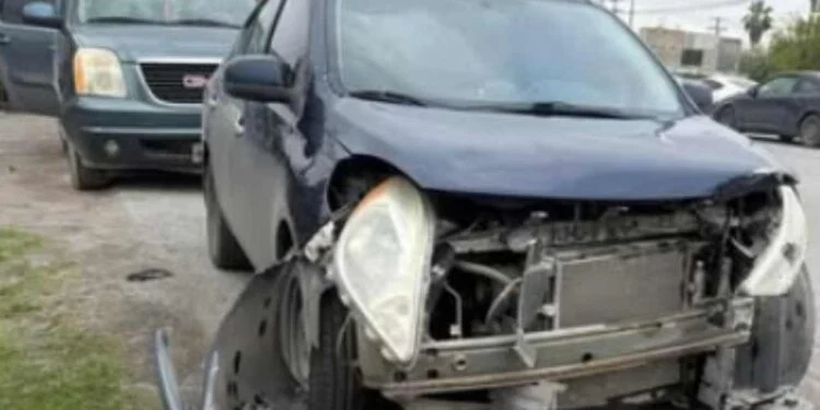 Ebrio conductor se pasa el alto y provoca choque en Matamoros, Tamaulipas