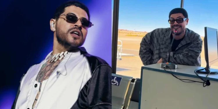 Eduin Caz canta en aeropuerto y sorprende a pasajeros en plena gira