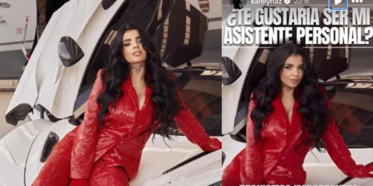 Karely Ruiz anuncia en redes sociales que busca asistente personal