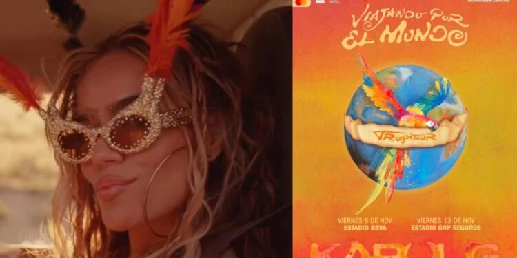 Karol G confirma conciertos en México con su gira ‘Viajando por el mundo TropiTour’