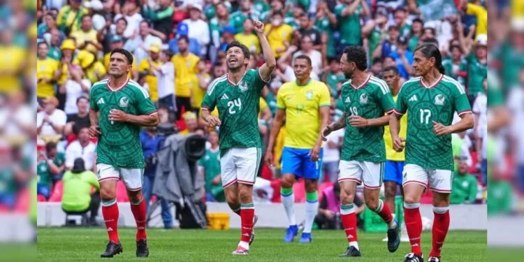 Triunfo histórico de México sobre Brasil en partido de leyendas capitalino