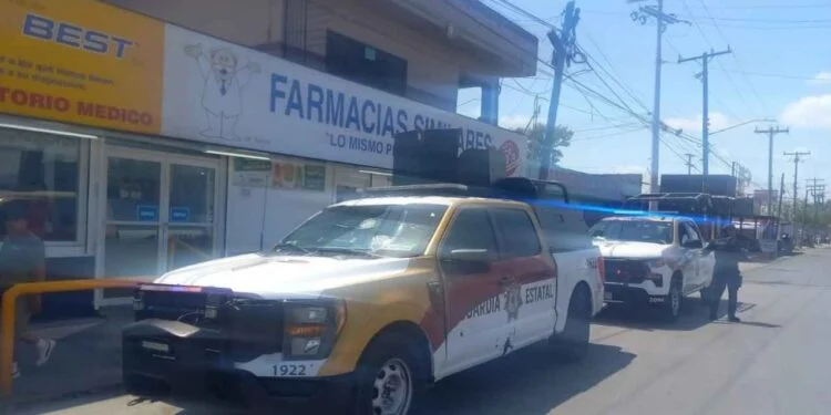 Sujeto irrumpe en farmacia y se lleva 10 mil pesos en Matamoros, Tamaulipas