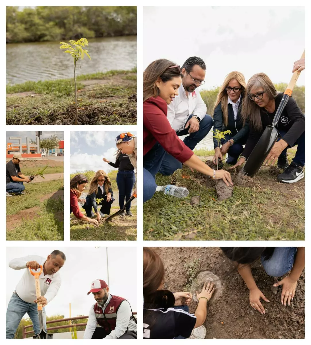 Gobierno municipal de Matamoros encabeza jornada de reforestación por el Día de la Madre Tierra