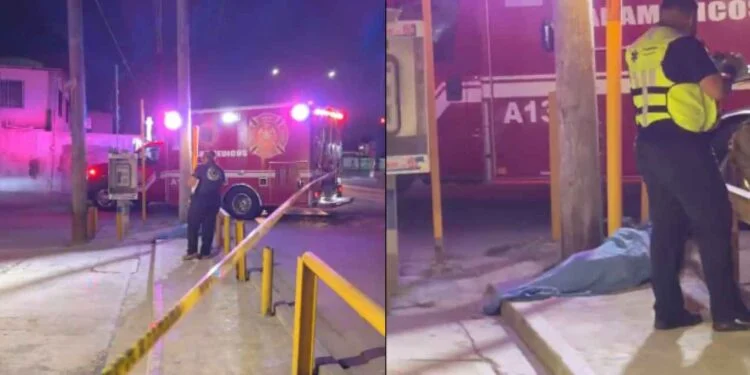Fallece vendedor tras sufrir caída en la colonia Progreso en Matamoros, Tamaulipas