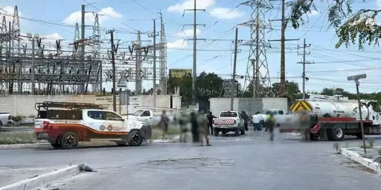 Explosión en subestación eléctrica deja sin luz a varias colonias de Reynosa, Tamaulipas