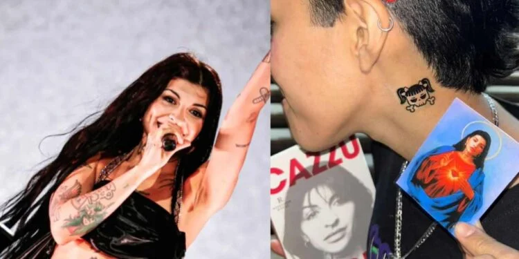 Fans convierten a Cazzu en “santa” durante el Latinaje Tour