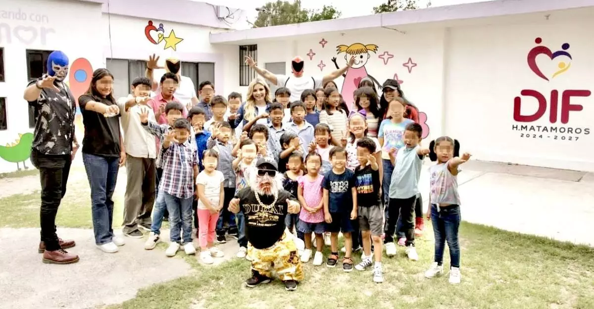 Gobierno Municipal de Matamoros brinda momentos de alegría a niñas y niños de Casa Hogar