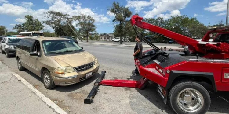 Grúa gratis apoyará a conductores con autos varados en Matamoros, Tamaulipas