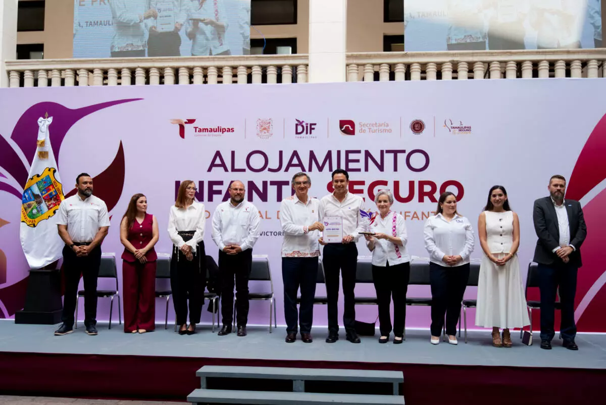 El gobernador Américo Villarreal Anaya y su esposa María del Villarreal impulsan nuevo espacio de protección para la niñez tamaulipeca
