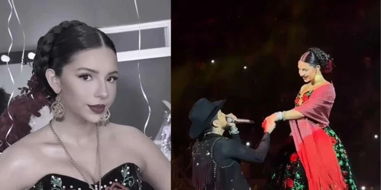 Ángela Aguilar muestra video inédito de su dueto con Christian Nodal