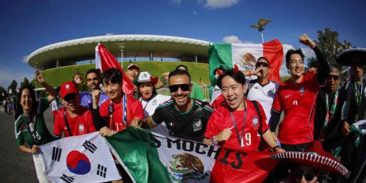 Así se vive la previa del partido entre México y Corea del Sur a las afueras del Estadio Guadalajara