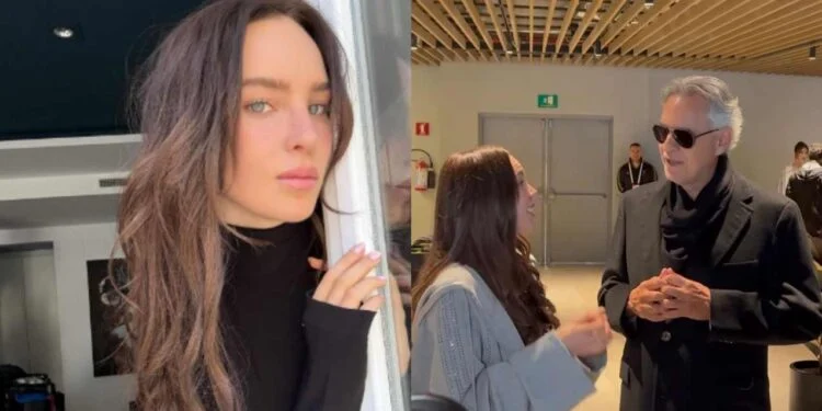 Belinda y Andrea Bocelli sorprenden con un palomazo previo al Mundial 2026