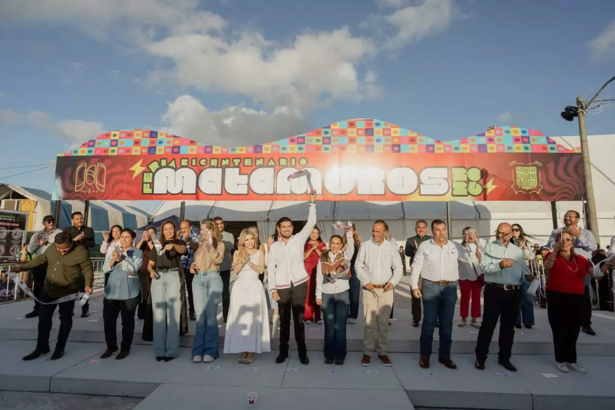 El alcalde Beto Granados inaugura la Feria del Bicentenario e invita a las familias a celebrar la historia de Matamoros