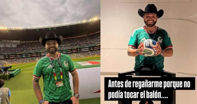 Leonardo Aguilar recibe regaño tras triunfo de México en CDMX