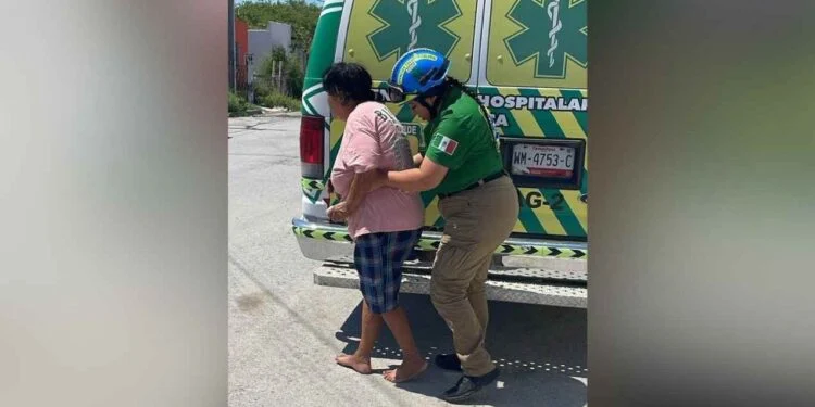 Auxilian a mujer tras presunta agresión en Matamoros, Tamaulipas