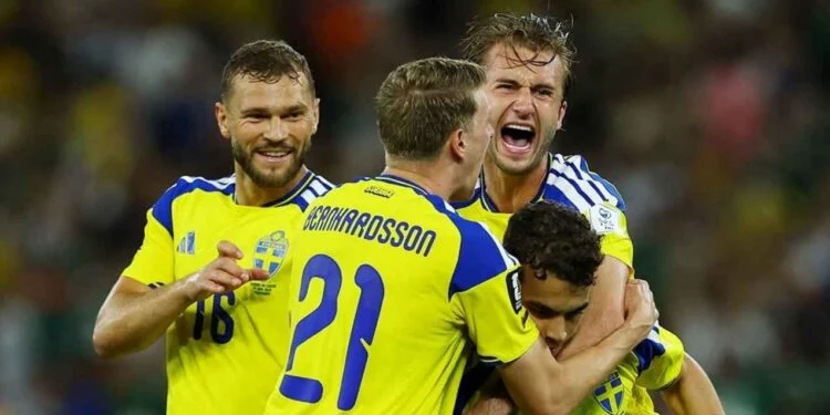 Suecia pinta de amarillo Monterrey con goleada ante Túnez en su debut mundialista