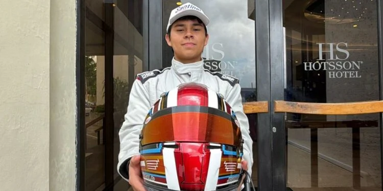 José Carlos Lezama, el piloto de Tampico, Tamaulipas, que persigue el sueño de llegar a la Fórmula 1
