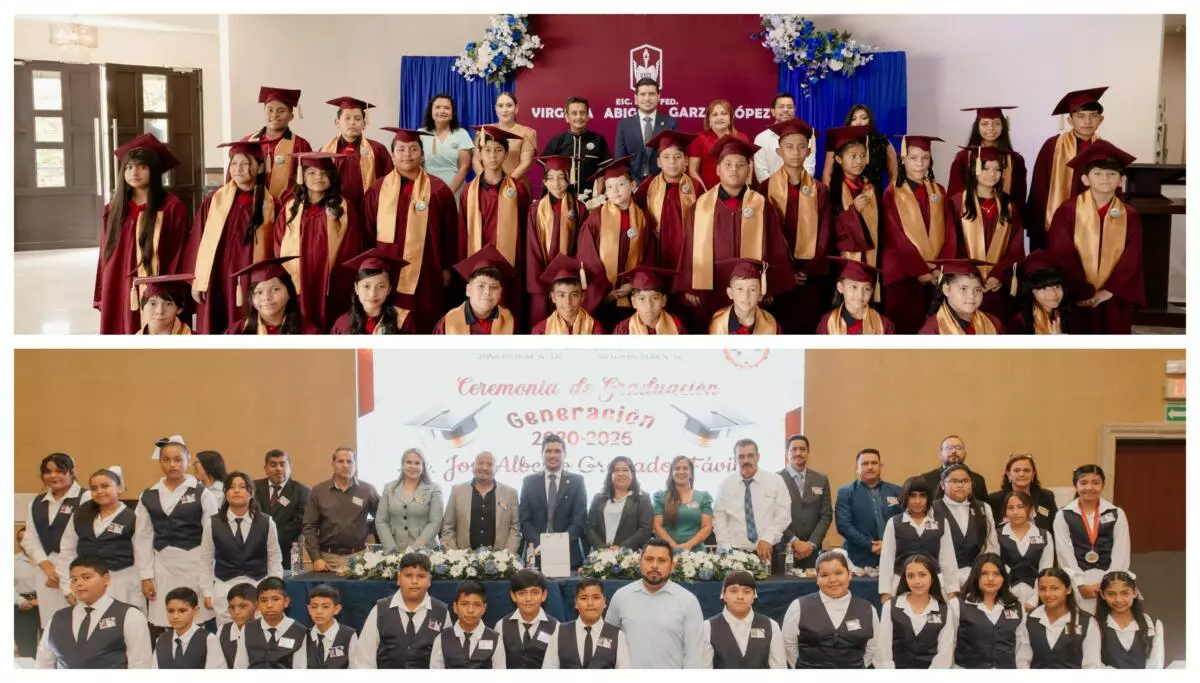 El alcalde Beto Granados apadrina a estudiantes de primarias en ceremonias de graduación
