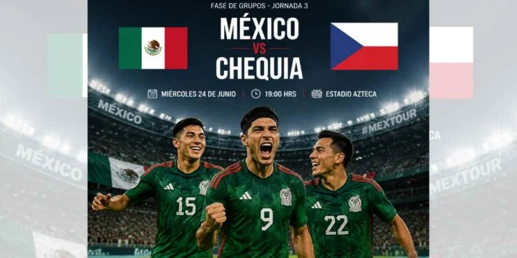 ¿Cuándo y a qué hora es el partido de México vs Chequia?