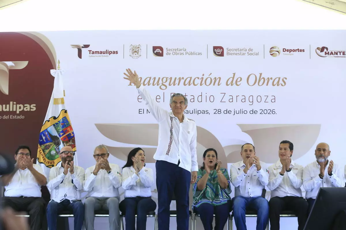 Gobernador Américo Villarreal Anaya pone en marcha el Libramiento Poniente y entrega obras hidráulicas y deportivas para transformar El Mante