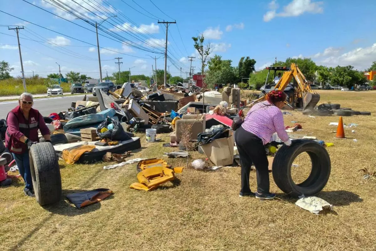 El alcalde Beto Granados fortalece jornadas de descacharrización en Matamoros