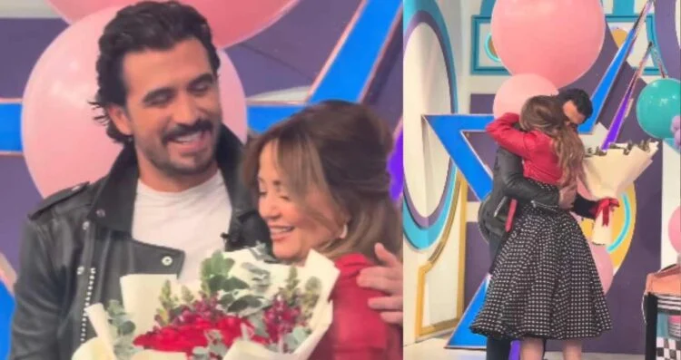 Andrea Legarreta recibe romántica sorpresa de Luis Carlos Origel