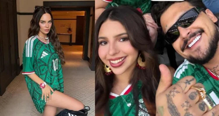 Belinda y Christian Nodal coinciden en partido de México