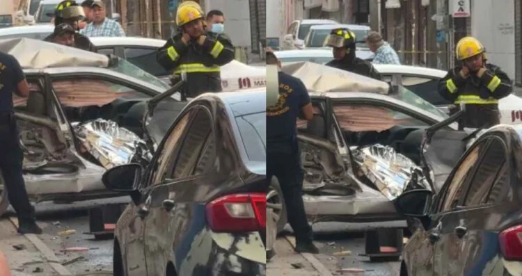 Tragedia en el centro de Matamoros, Tamaulipas: Fuerte choque deja dos personas sin vida