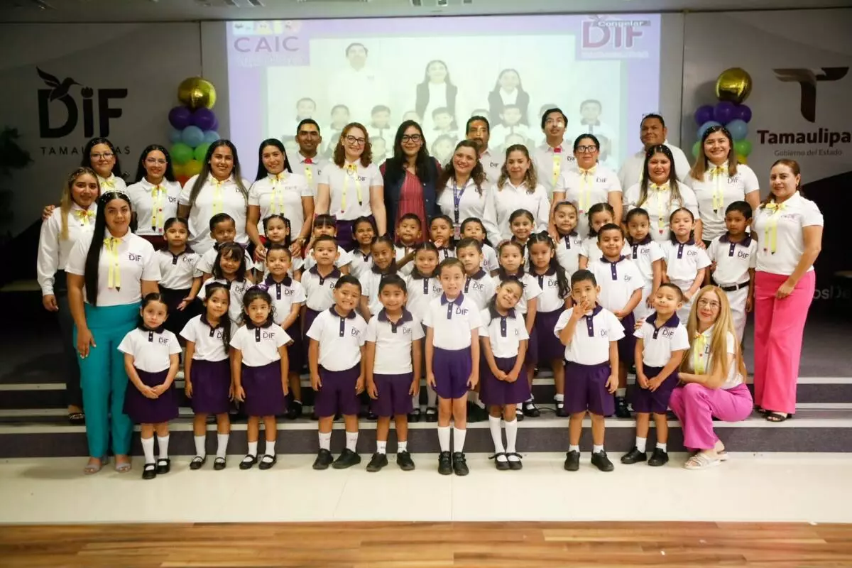 DIF Tamaulipas celebra la graduación de más de 2 mil 850 niñas y niños de educación preescolar