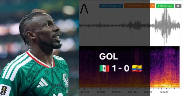 Festejo del gol de Julián Quiñones ante Ecuador fue detectado por sismógrafos de la CDMX