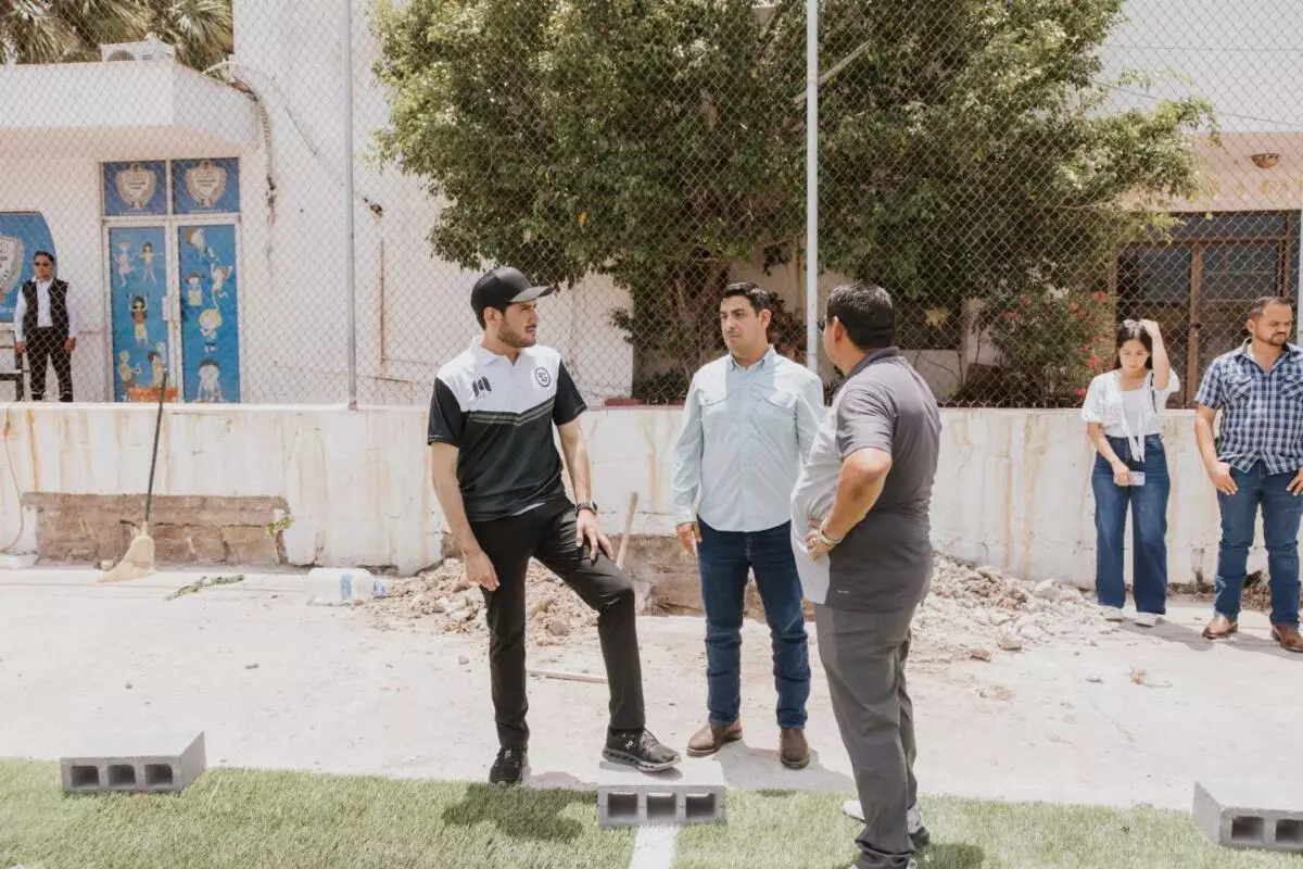 El alcalde Beto Granados supervisa avances en la rehabilitación del Centro Deportivo Ing. Eduardo Chávez
