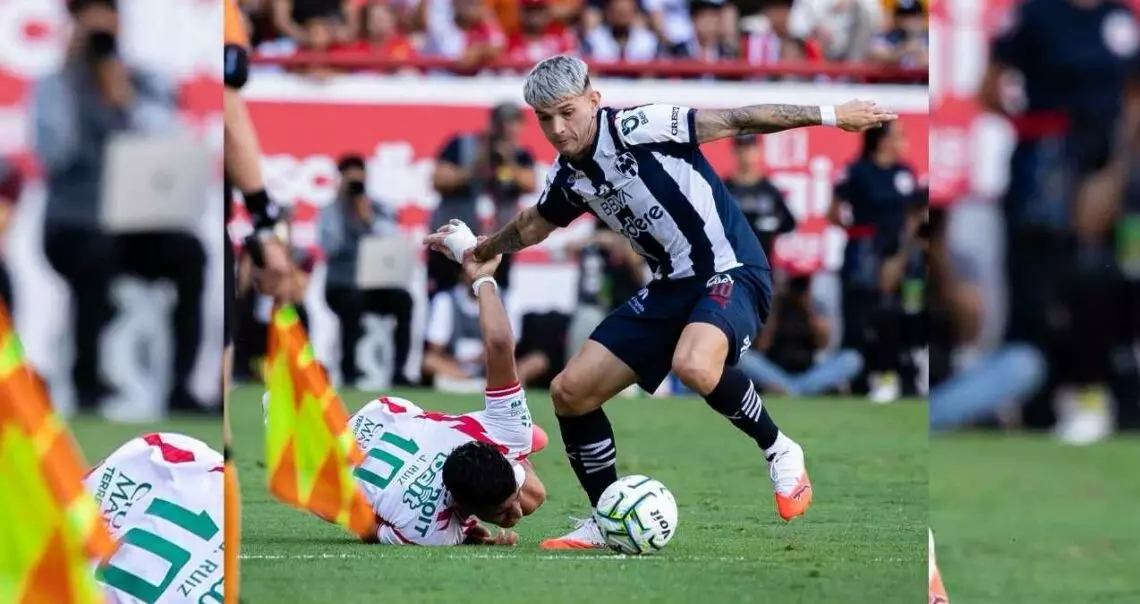 Monterrey pierde de visita ante Necaxa en la Jornada 2 del Apertura 2026