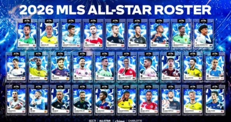 MLS presenta equipo de figuras para el Juego de Estrellas 2026