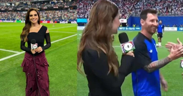 Messi y Tania Rincón protagonizan momento viral durante el Mundial 2026