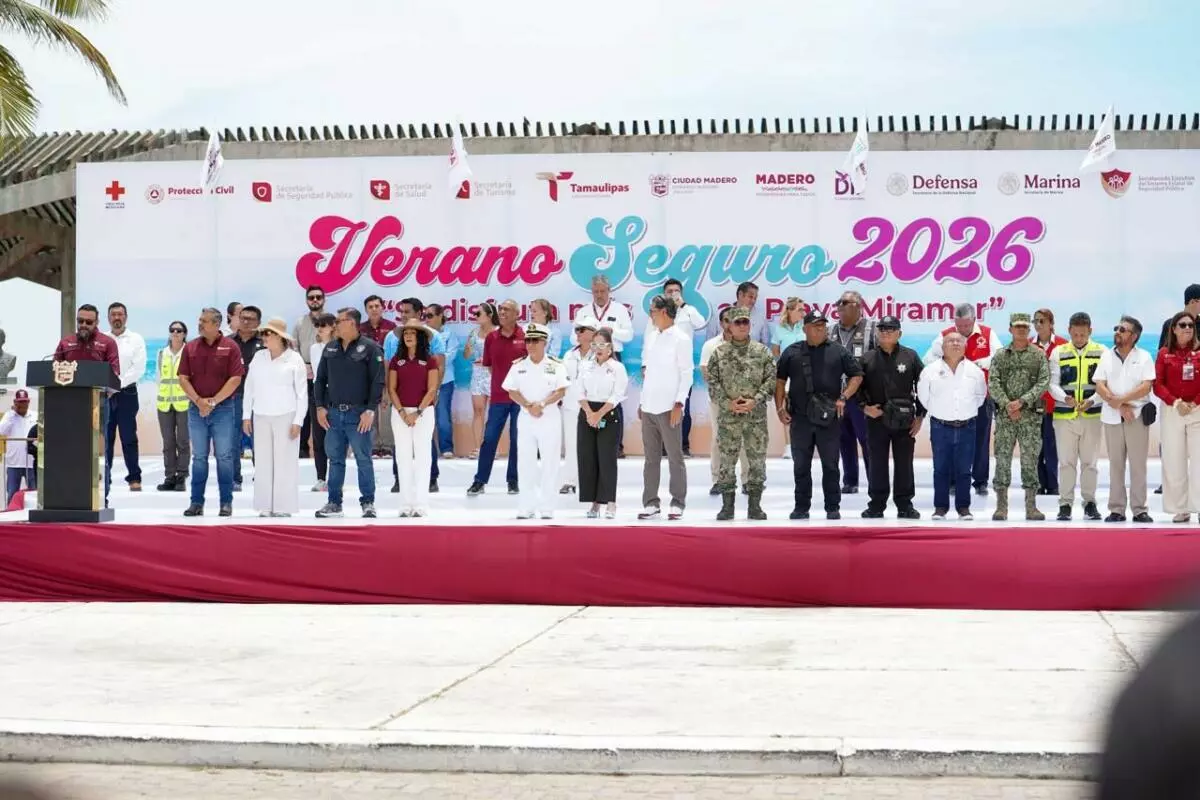 Refuerzan la seguridad en Playa Miramar con el Operativo Verano Seguro 2026