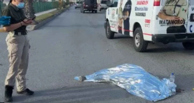 Ciclista de la tercera edad muere al ser embestido en Matamoros, Tamaulipas