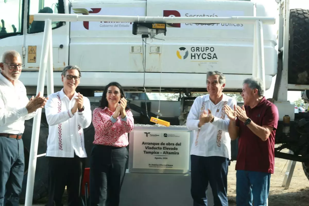 Gobernador Américo Villarreal Anaya pone en marcha el viaducto elevado Tampico-Altamira, obra histórica para el desarrollo del sur de Tamaulipas