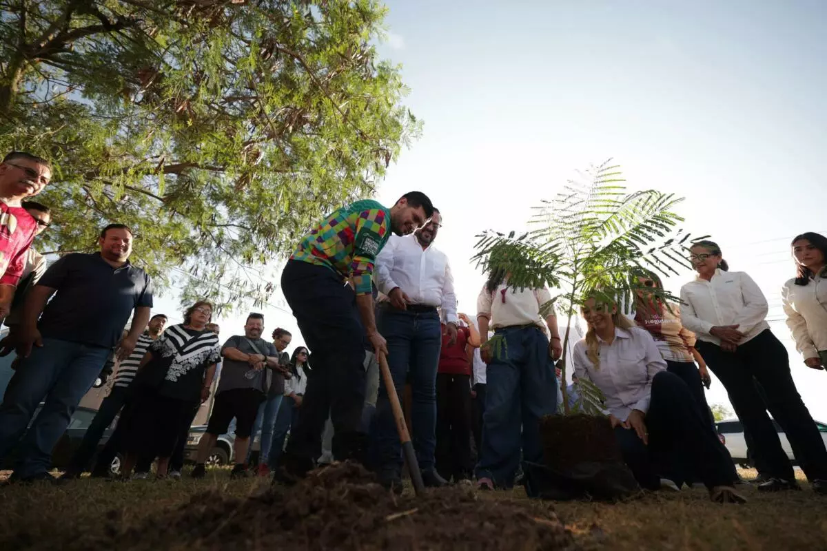 Gobierno Municipal de Matamoros se suma a Jornada Nacional de Reforestación en Los Presidentes