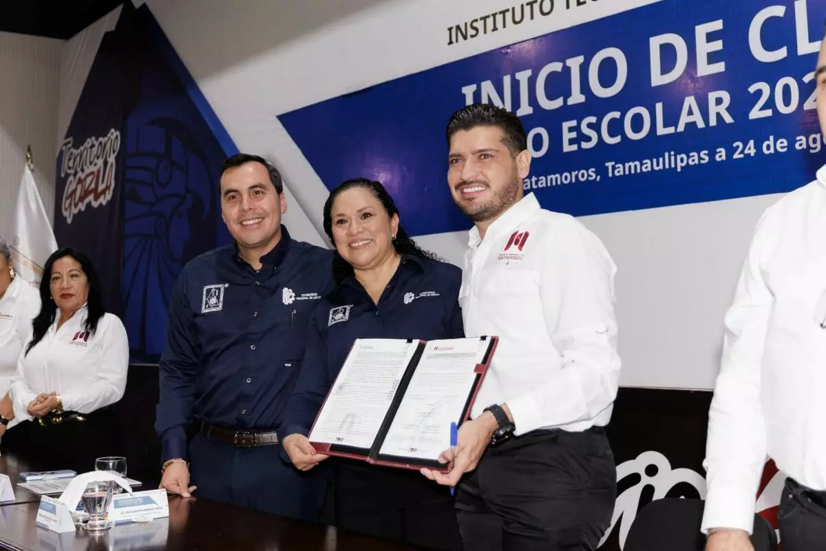 El alcalde Beto Granados impulsa donación de terrenos y nuevo laboratorio para el Tecnológico de Matamoros