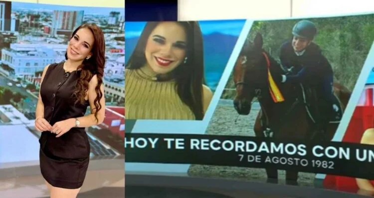 Recuerdan con emotivo homenaje a la conductora de televisión, Débora Estrella, en su cumpleaños 44