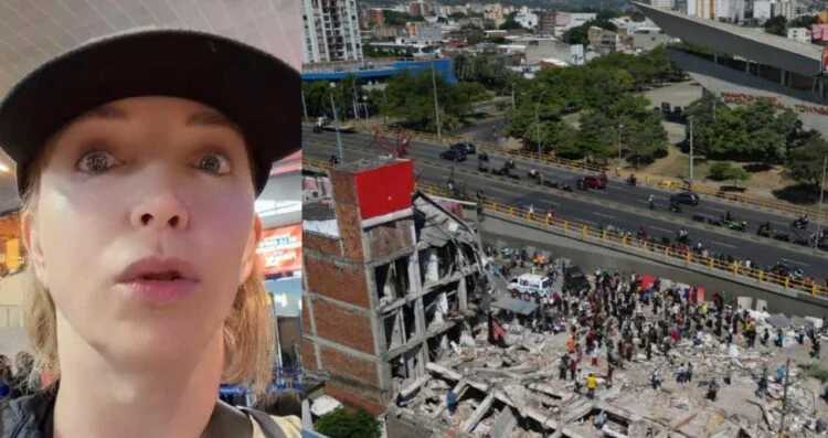 Laura Flores vive momentos de angustia durante sismo en Colombia