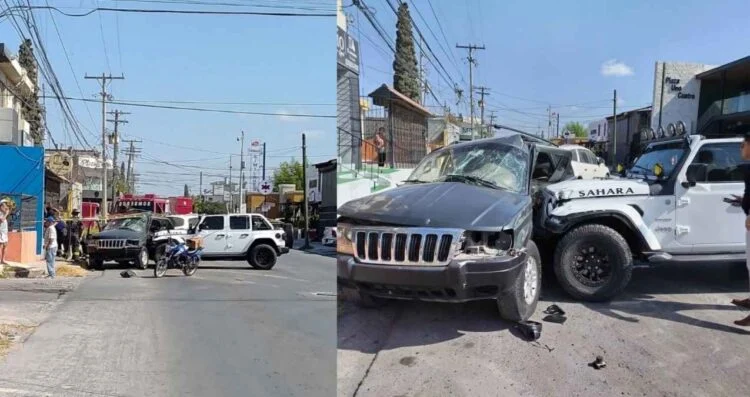 Fatal choque entre camionetas deja un muerto en Matamoros, Tamaulipas