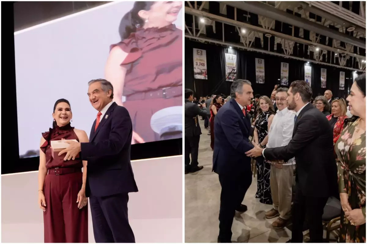 El alcalde Beto Granados acompaña a Mónica Villarreal en su Segundo Informe de Gobierno en Tampico