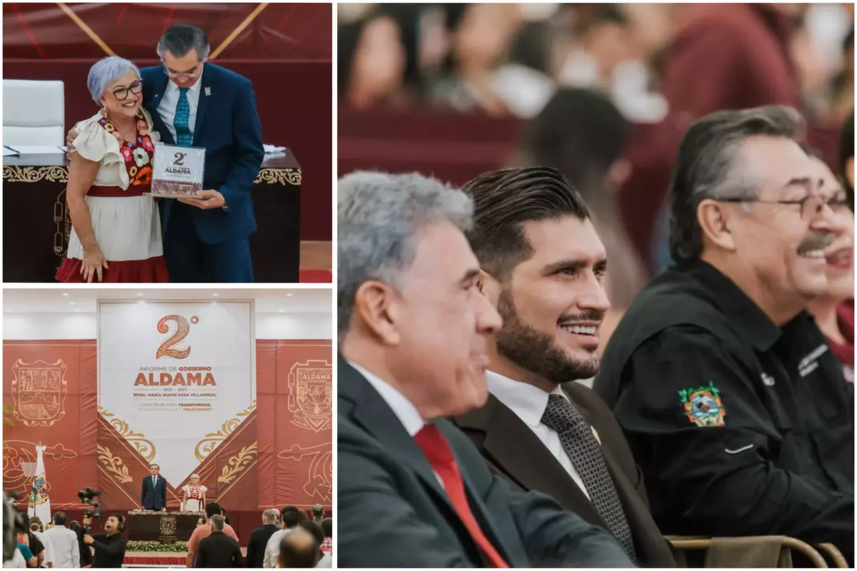 El alcalde Beto Granados asiste al Segundo Informe de Gobierno de María Noemí Sosa Villarreal