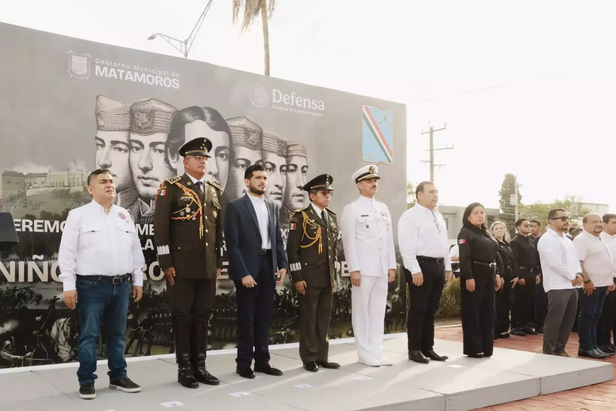 El alcalde Beto Granados honra la valentía de los Niños Héroes de Chapultepec