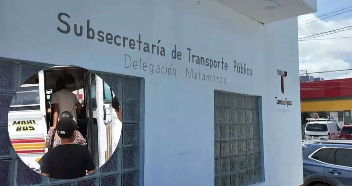 Pide Delegación de Transporte denunciar a operadores irresponsables en Matamoros, Tamaulipas