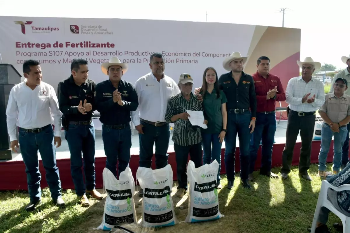Gobernador Américo Villarreal Anaya respalda a productores citrícolas de la región centro de Tamaulipas